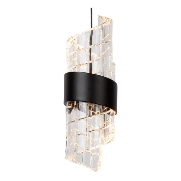 Lucide KLIGANDE - Hanglamp - Ø 13 cm - LED - 1x9W 2700K - Zwart - detail 1